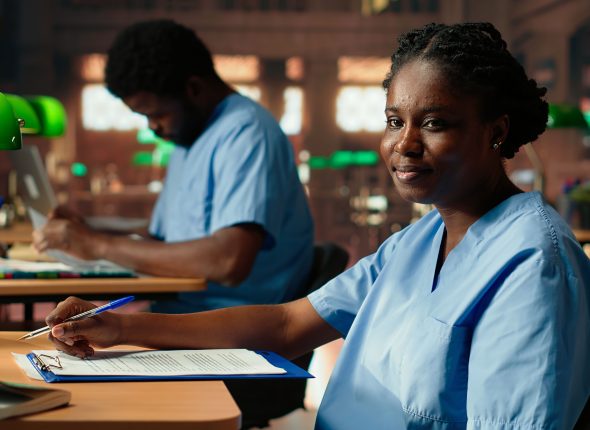 african-american-nurse-training-reviews-anatomy-case-